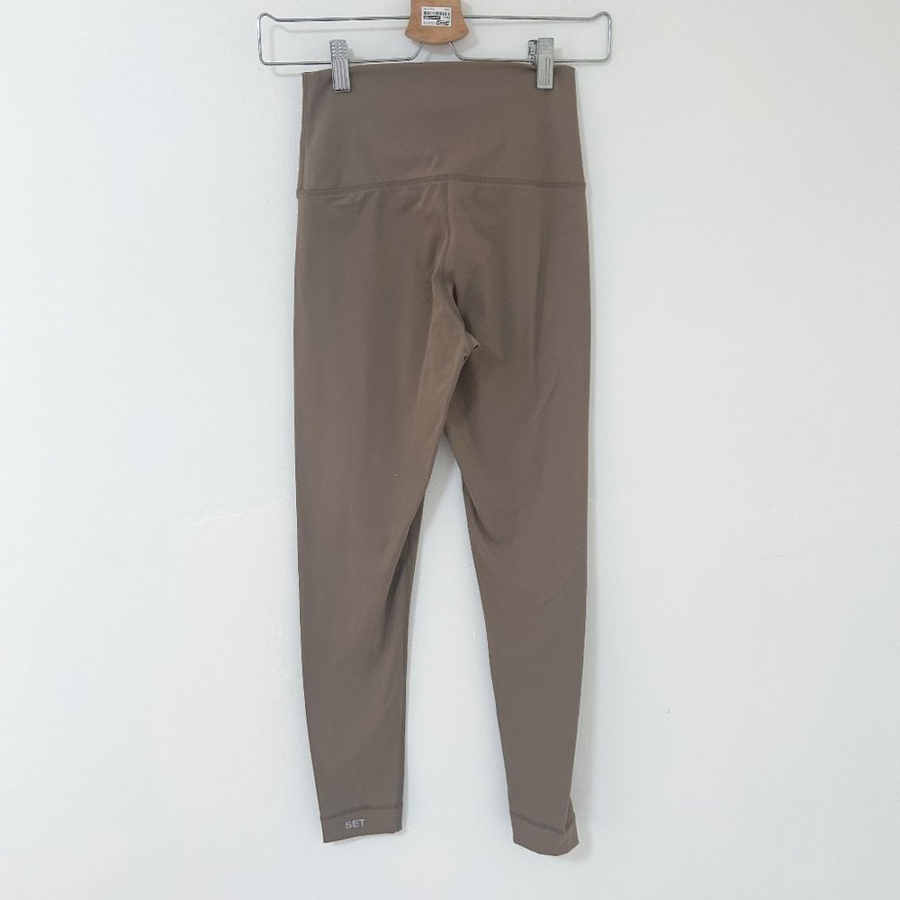 SET Active Luxform High-Rise Leggings Rocky Brown Size Small - Picture 3 of 5